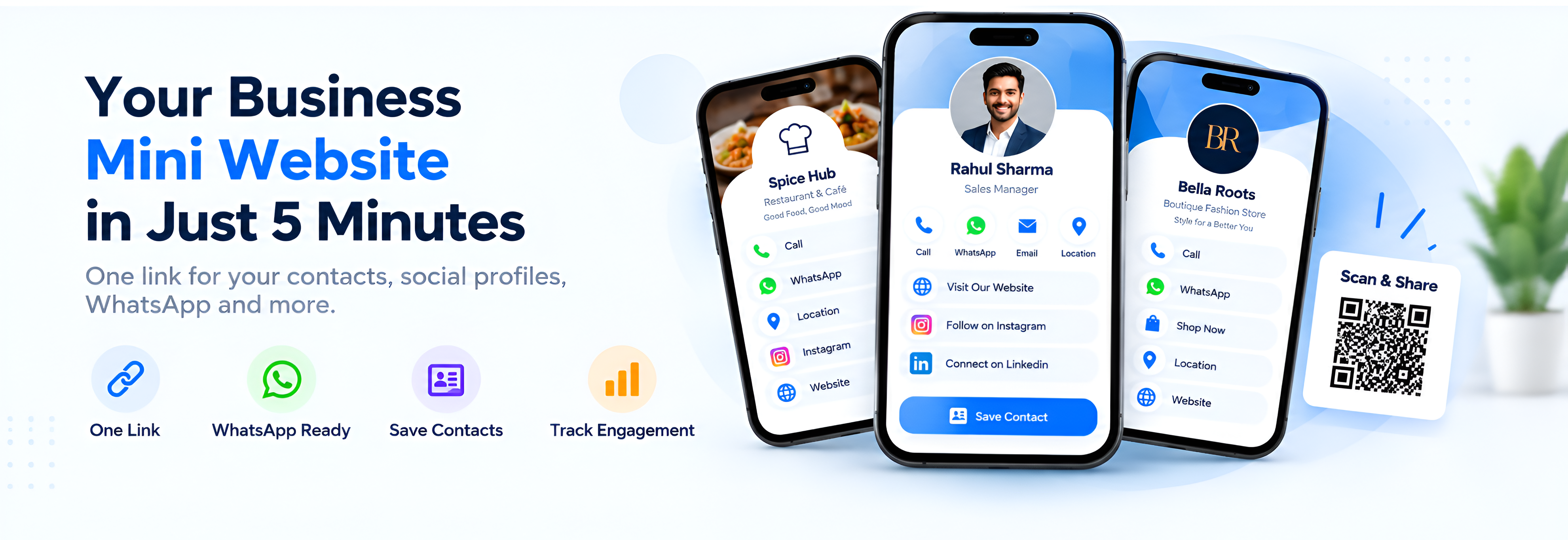 MiniWeb — Build Your Mini Website in 5 Minutes