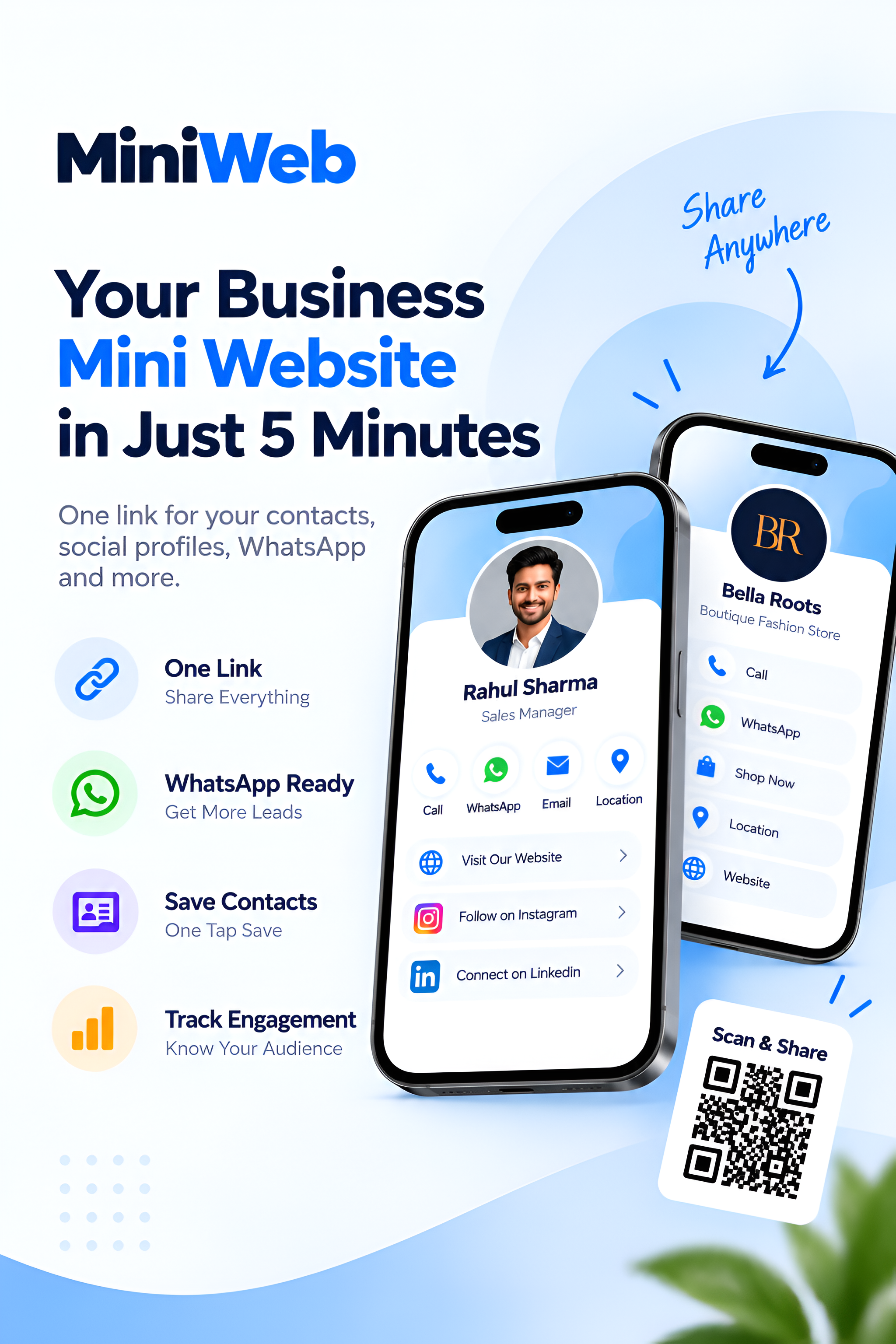 MiniWeb — Build Your Mini Website in 5 Minutes